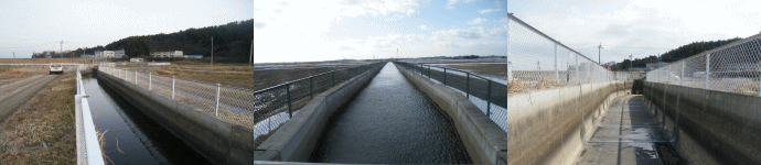 h21鳴瀬川地区幹線用水路整備工事