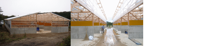 H21鳥海高原ファーム堆肥舎新築工事 　